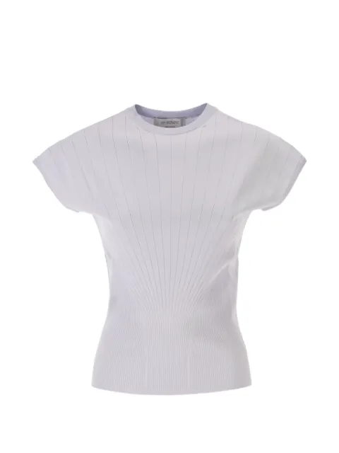 Sportmax ribbed radial pattern jumper Purple 2612361081600