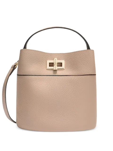 Furla Amelia leather top-handle bucket bag Neutrals WE00879HSF0001007