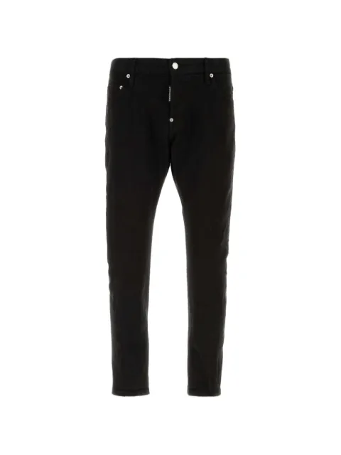 DSQUARED2 garment dyed slim Twist jeans Black S74LB1869S39781