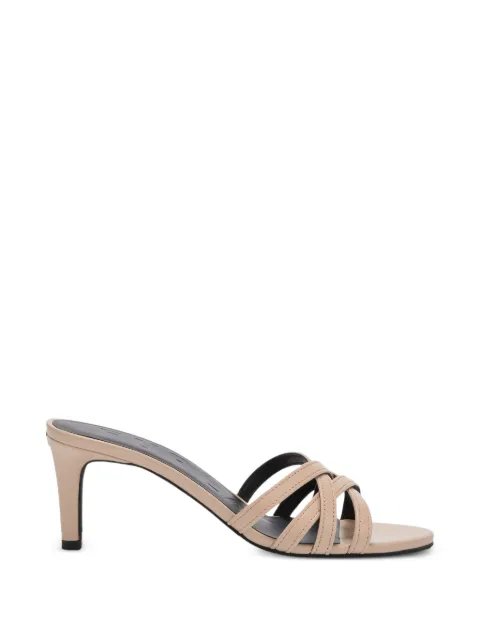 Furla crossover-strap leather sandals Neutrals YK91FSNX30000