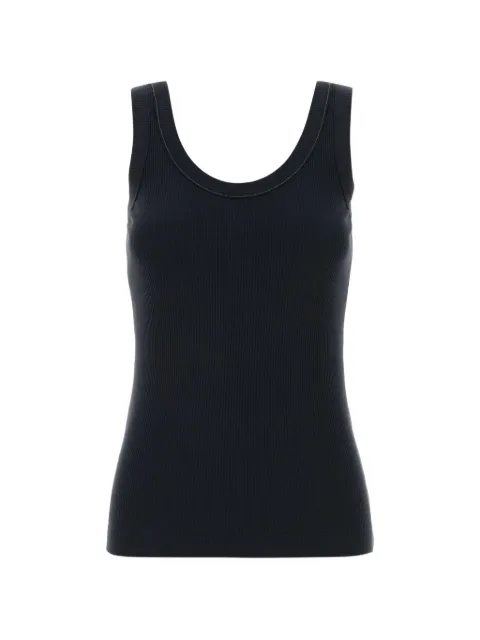 Brunello Cucinelli chain-embellishment tank top Blue MG902FP100C4224