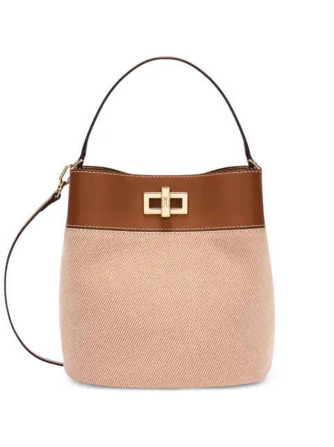 Furla small Amelia striped bucket-bag Neutrals WB01953BX3542