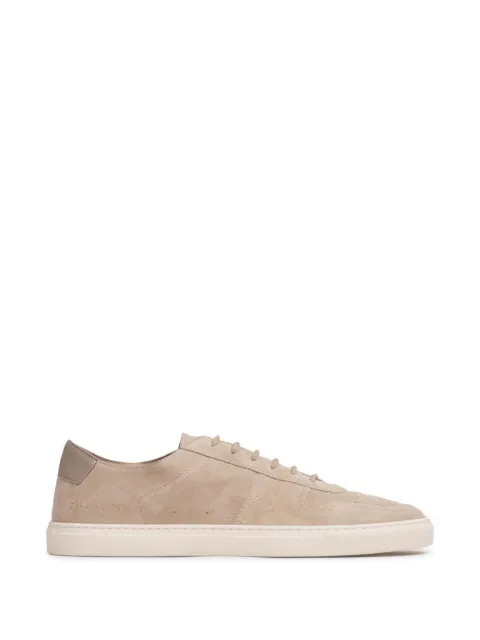 Common Projects suede heel tab sneakers Neutrals 2540SUEDEUPPERWITHLEATHERHEELTAB