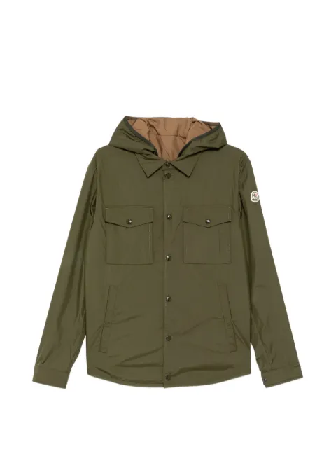 Moncler logo-embroidered jacket Green L10911G00022597YW