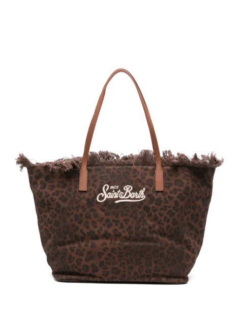 MC2 Saint Barth regular City fringed-detail tote bag Brown CBF0001