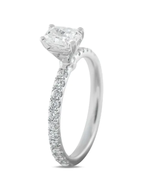 LB Exclusive 18K white gold diamond ring Silver MF05020226