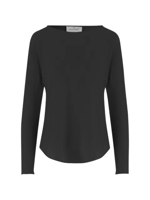 Bruno Manetti crew-neck long-sleeved T-shirt Black R2J123000