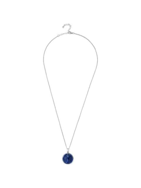 Mateo lapis lazuli stallion-carved necklace Silver STALLIONCARVEDLAPISNECKLACE