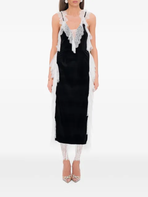 Ana Radu Velvet Lace dress Black 26251002