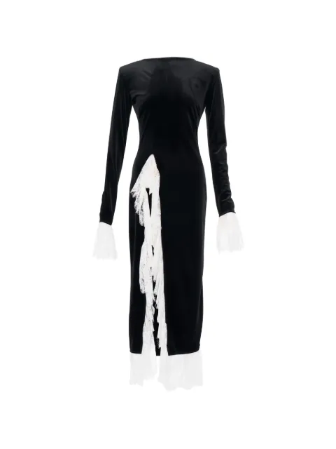 Ana Radu Velvet Lace dress Black 26251001