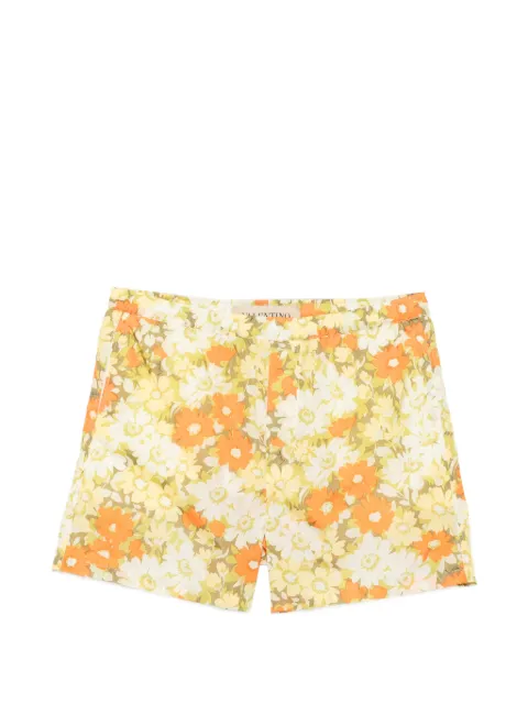 Valentino Garavani floral-print swimming shorts White 9V3UH028BKM