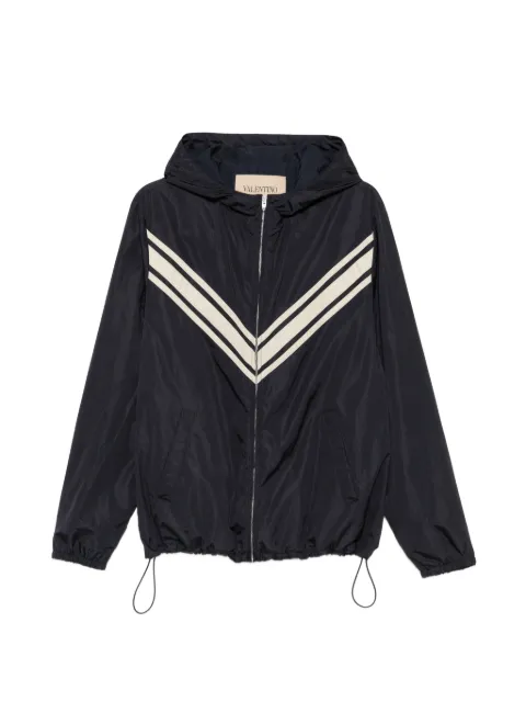 Valentino Garavani chevron-print jacket Blue 9V3CI345713