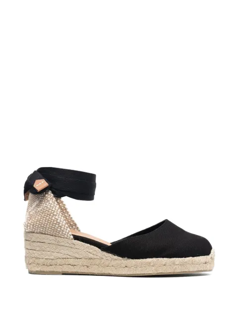 Castañer tie-ankle espadrilles Black CARINA3001100