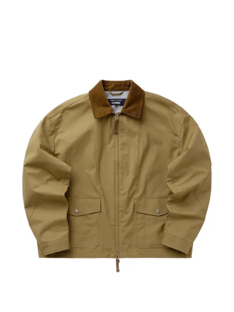 Comme des Garçons Homme corduroy-collar pocket jacket Neutrals HPJ009W25