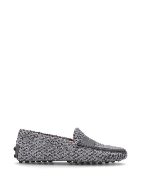 Tod's Gommino textured loafers Grey XXW22L0JB90U8B