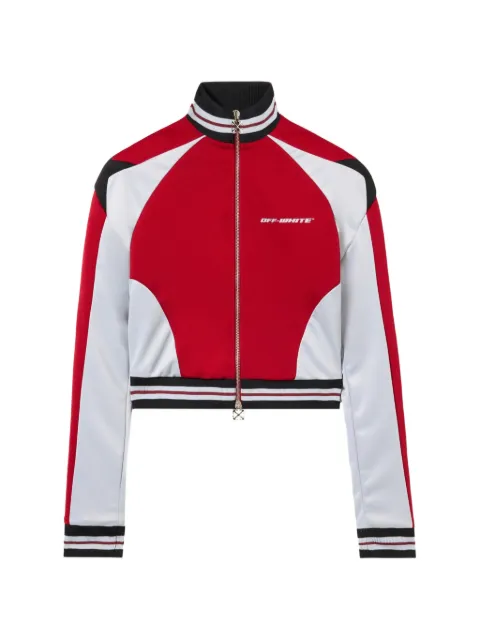 Off-White Track Star zip-up sweatshirt Red OWBD009W25JER0012609