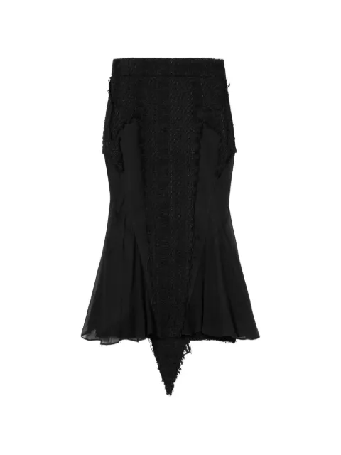 Off-White Tweed Star midi skirt Black OWCW00XW25FAB0021000