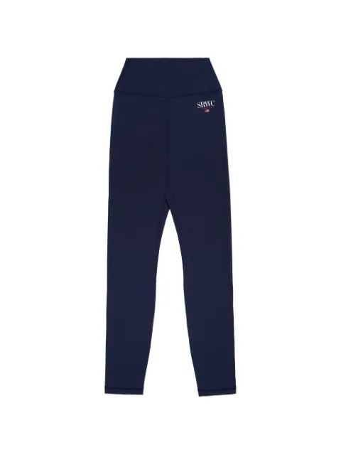 Sporty & Rich logo print performance trousers Blue PA00263177BL106