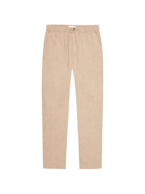 Les Deux elasticated straight-leg trousers Neutrals 1001340