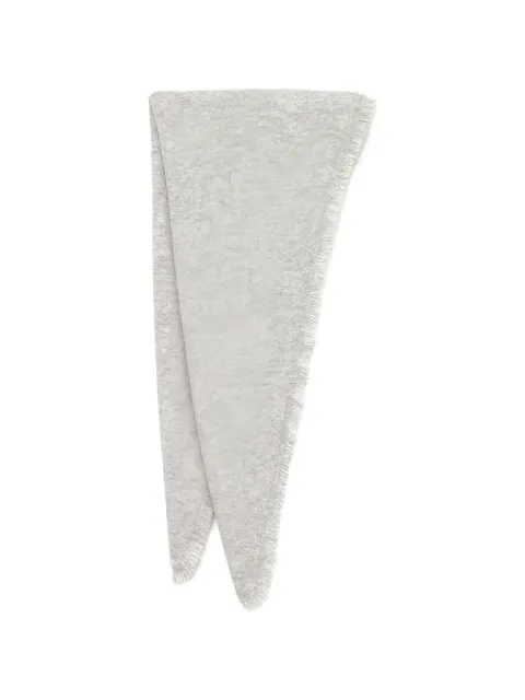 ISABEL MARANT Penina mottled baby alpaca scarf Grey EC125MFAC3D03A