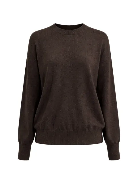 Oyuna Borte crew-neck sweater Brown BORTECHOCOLATE