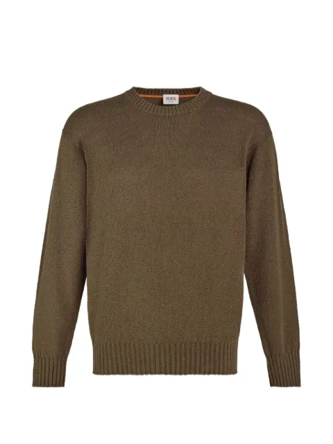 Tod's seamless crewneck sweater Brown X8MC1528230WUJ