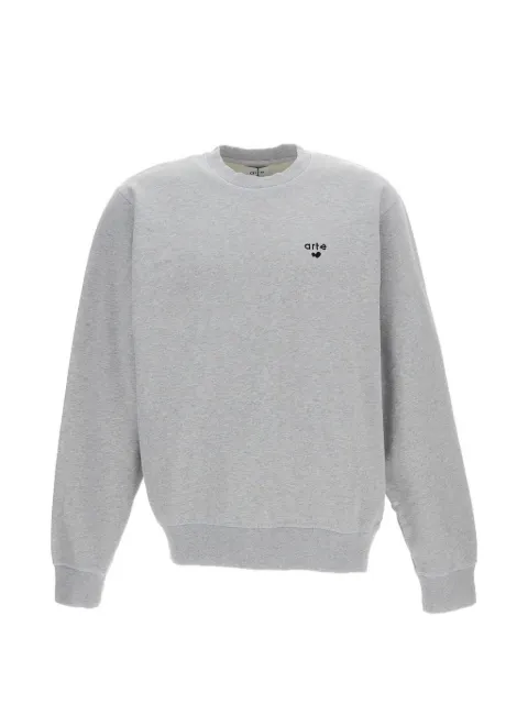 Arte Antwerp logo-embroidered sweater Grey SS26164C