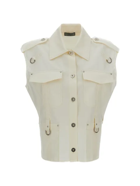 Durazzi Milano flap-pocket shirt Neutrals SS26T04TT0079I001
