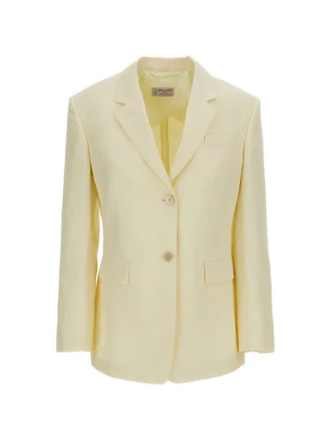 Alberto Biani single-breasted notched-lapels jacket Yellow II882VI009112