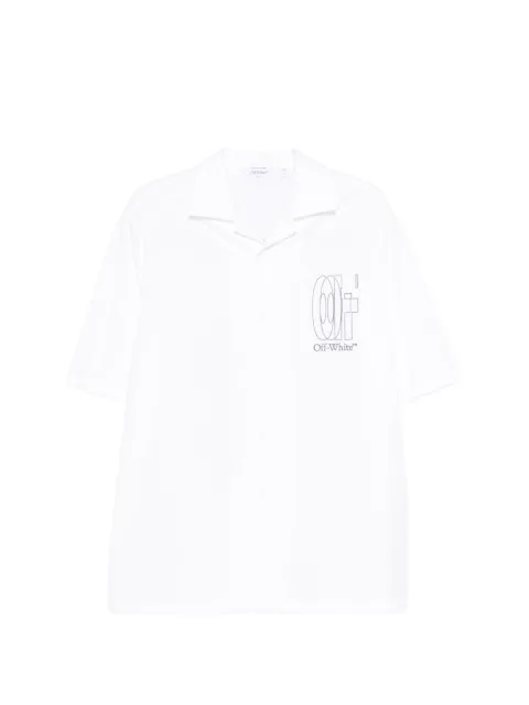 Off-White logo-print short-sleeve shirt White 44XGG01FS26F001100
