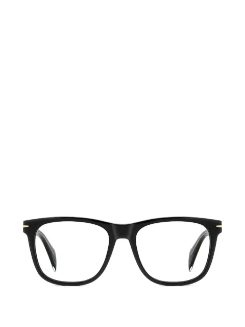 Eyewear by David Beckham square-frame browline glasses Black DB1208