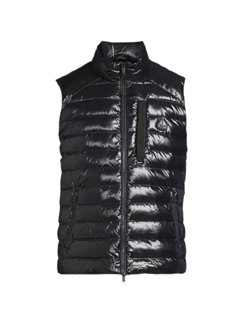 Moose Knuckles Shiny Atrium padded gilet Black M35MV467H292