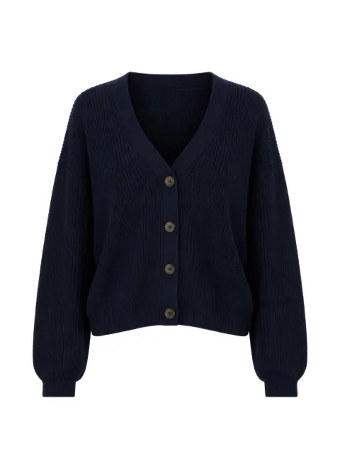Jenni Kayne button-up ribbed cardigan Blue 377400C25NAVY