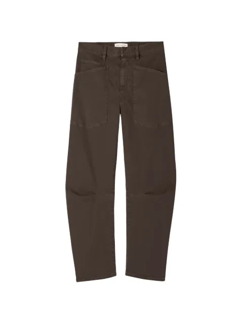 Nili Lotan patch pocket trousers Brown 10193W12