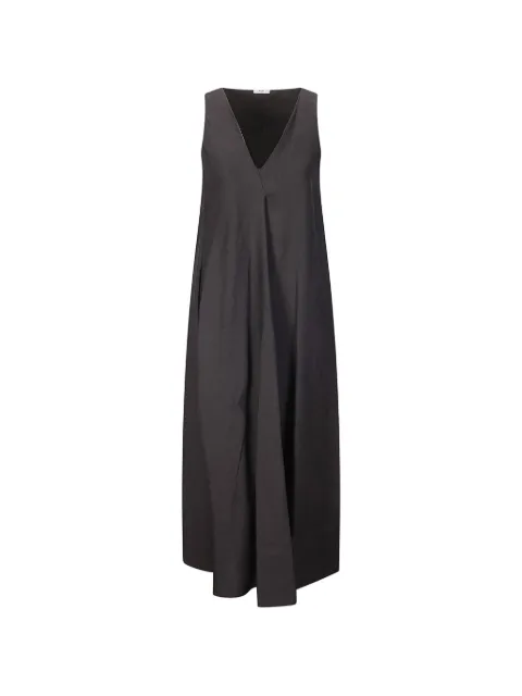 M.S.M. V-neck sleeveless dress Black W308