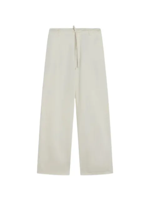 Semicouture drawstring straight jeans White Y6SY25A010