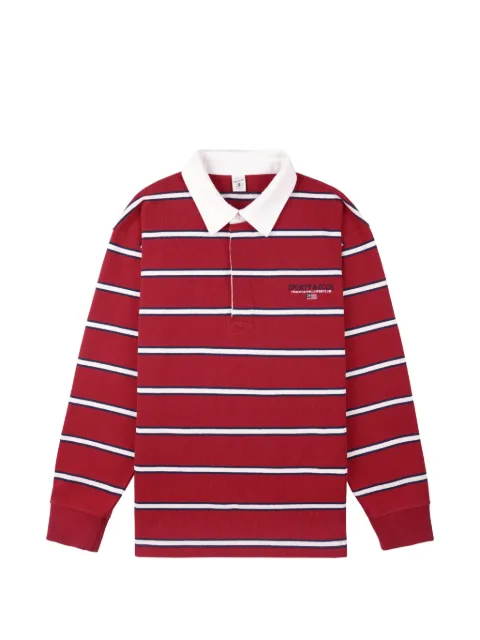Sporty & Rich striped long-sleeve top Red TO09563178RE35