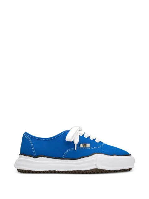 Maison MIHARA YASUHIRO Baker round toe irregular sneakers Blue A02FW704CLBLUE