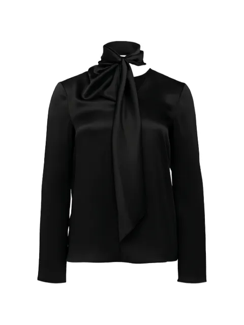 Alberta Ferretti satin blouse Black A02231619