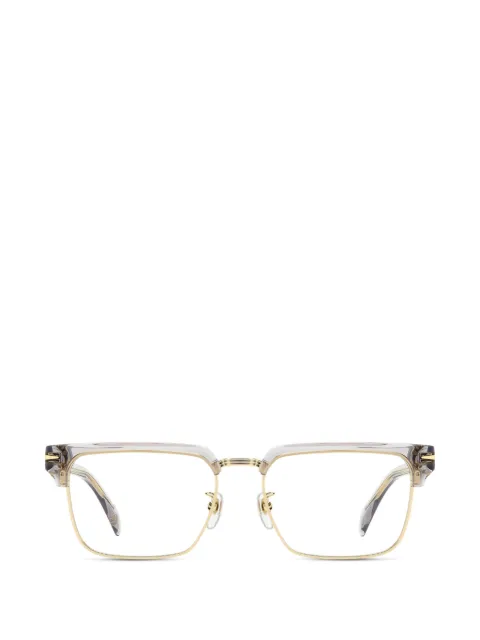 Eyewear by David Beckham square-frame metal glasses Grey DB7112