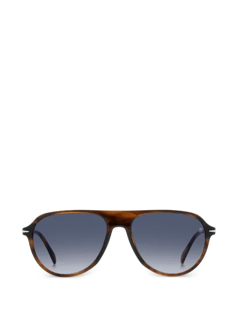 Eyewear by David Beckham pilot-frame sunglasses Brown DB1200S