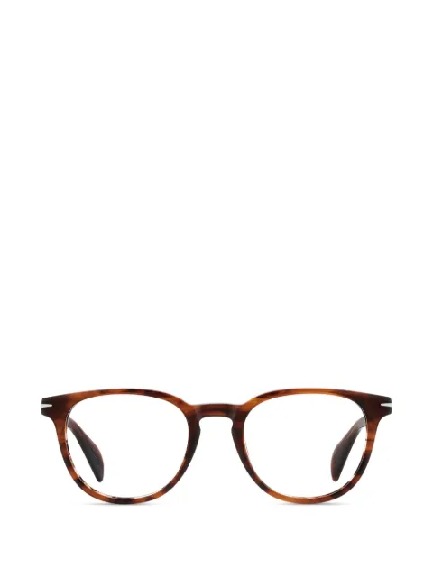 Eyewear by David Beckham round-frame glasses Brown DB1206