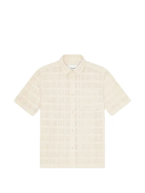 Les Deux Charlie open-work shirt Neutrals 1001349215