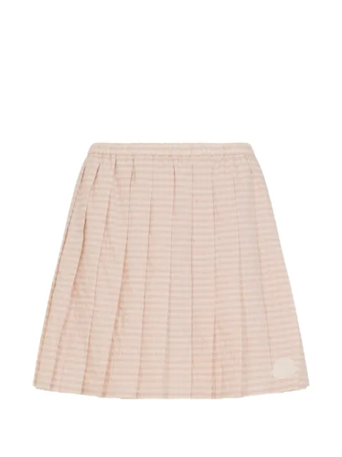 Moncler gingham pleated skirt Pink L10932D00020599DI