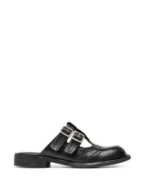 Officine Creative Rugged 117 flat mules Black OCDRUGG117IGNIS1000