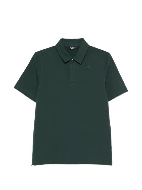 K-Way buttoned polo shirt Green K5134FW