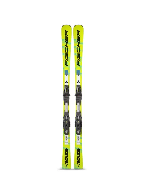 FISCHER Rc4 Noize St triangle-patterned skis Yellow P06325