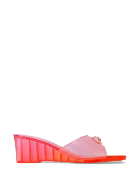 Kurt Geiger London Maddison jelly wedge mules White 5613399979