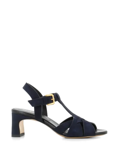 Tassinari buckled suede sandals Blue Z556