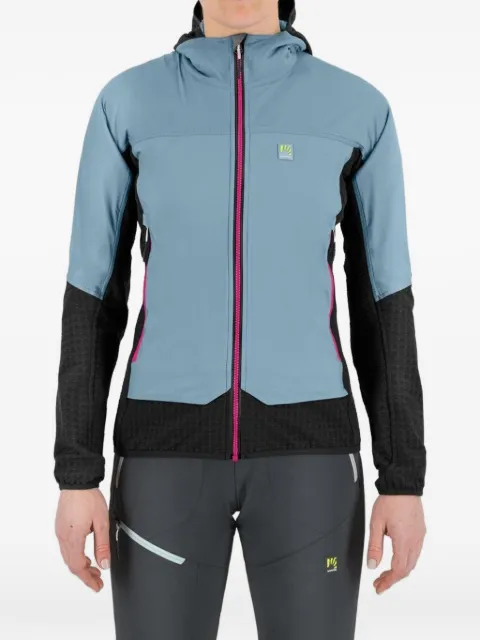 KARPOS Alagna Plus 2.0 W hooded textured-pannels jacket Blue 2512040